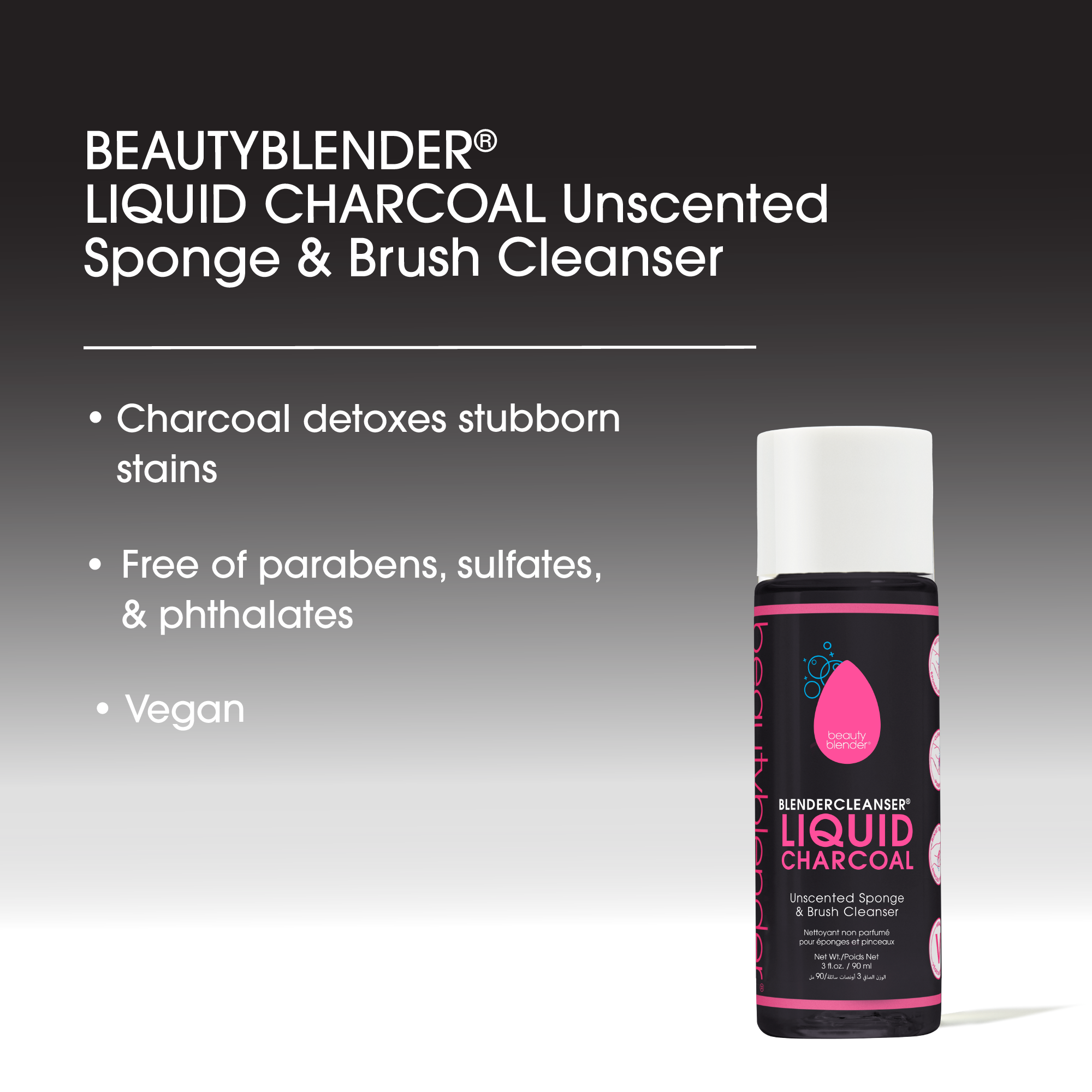 Beautyblender 3 oz. liquid blendercleanser - Charcoal image 5