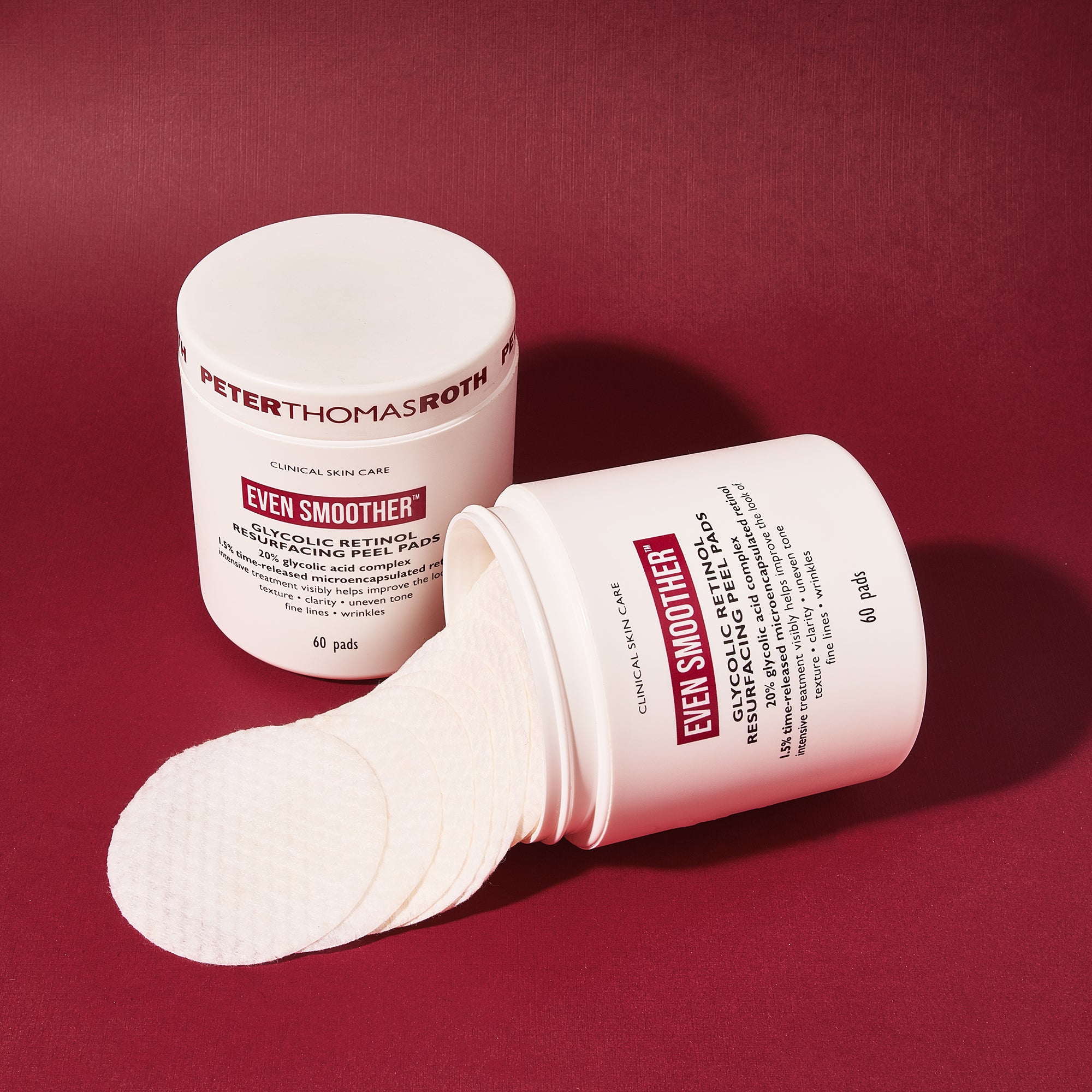 EVEN SMOOTHER Glycolic Retinol Resurfacing Peel Pads image 12